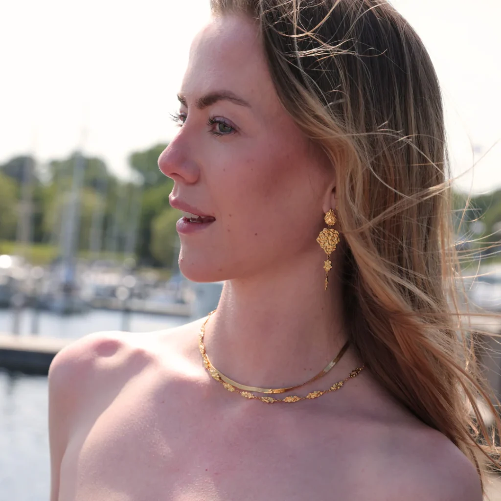 Sistie Sophia oerestikker Lang Forgyldt